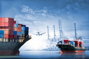 container cargo ship